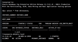 ORCL Source Database